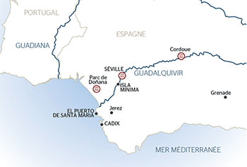 Carte croisière Andalousie