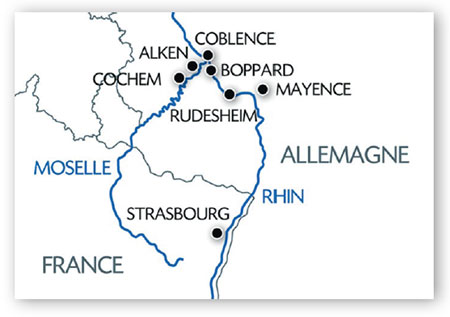 Carte croisière RHin